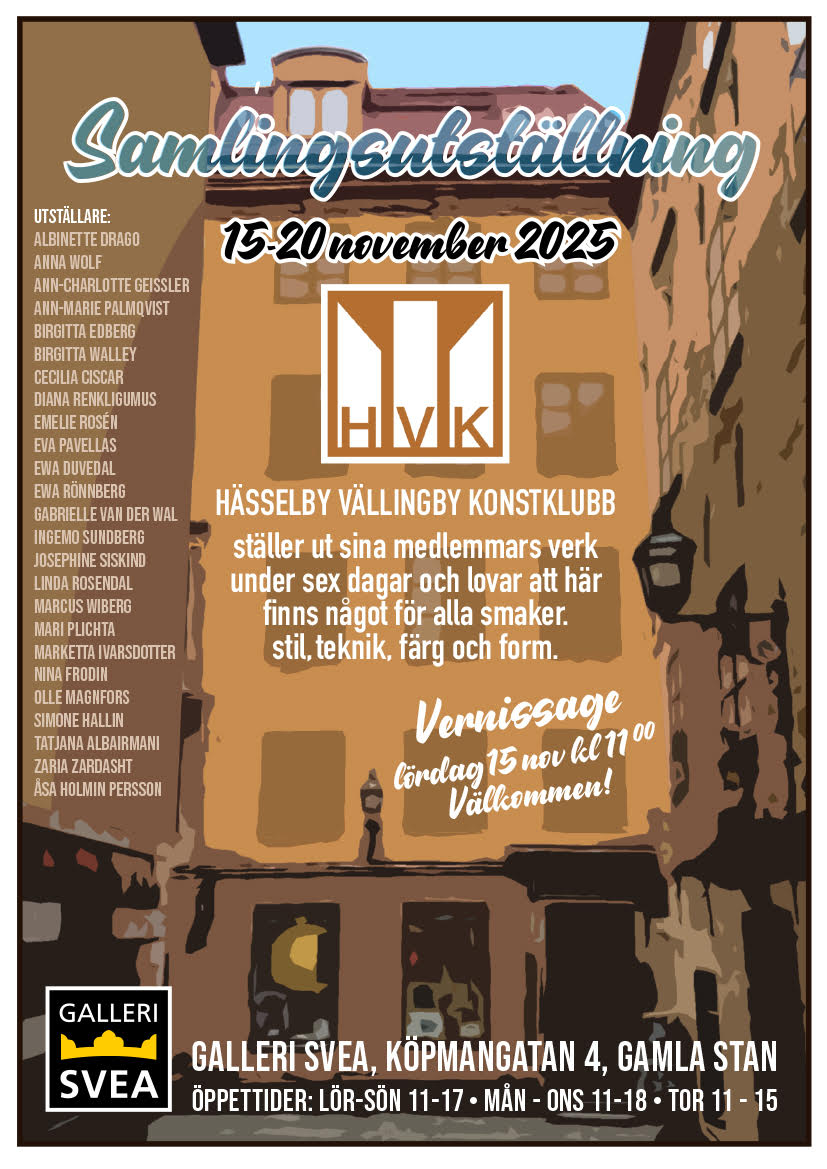 Medlemsutställning på Galleri&nbsp;Svea